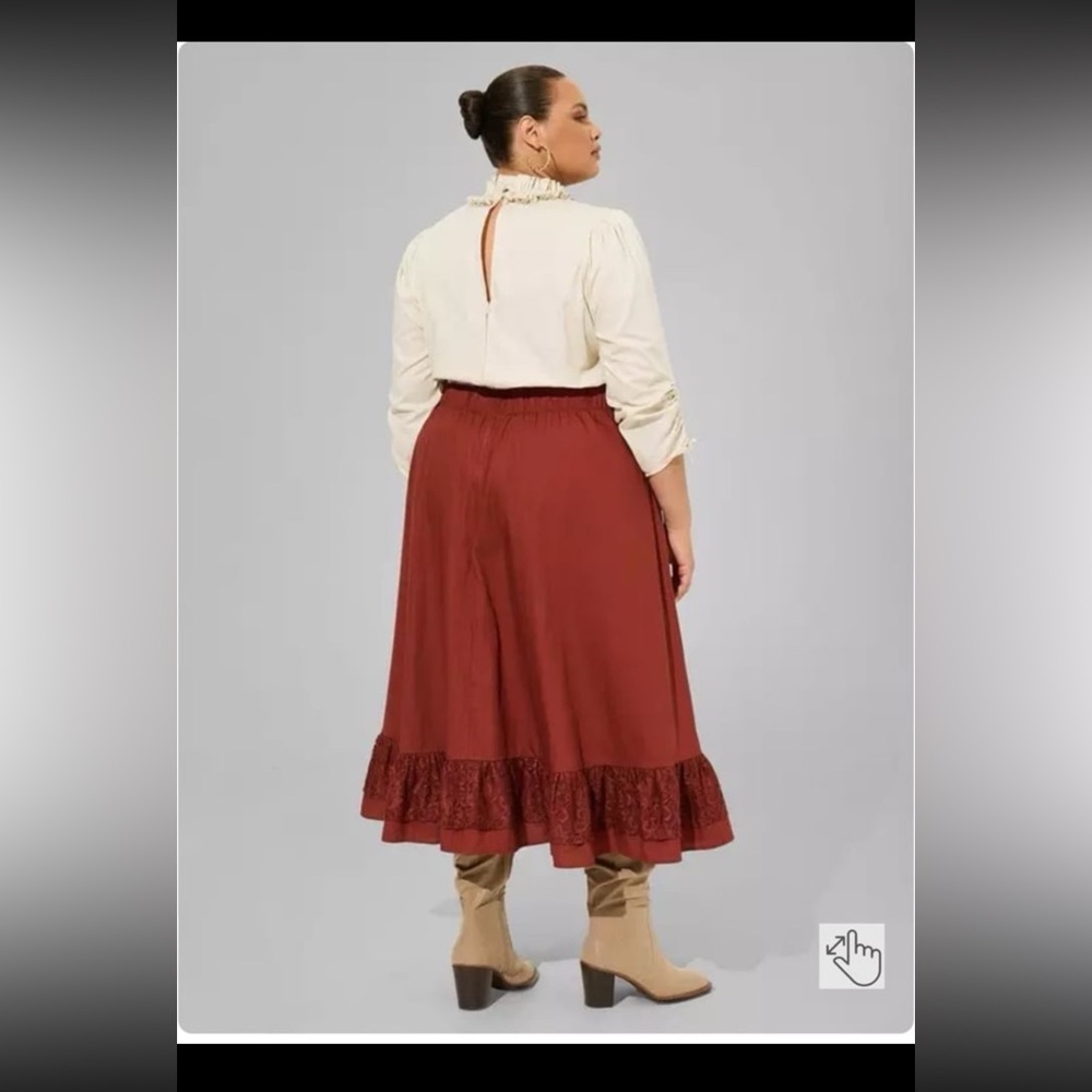 Torrid Poplin Steampunk Dress - Picture 6 of 6